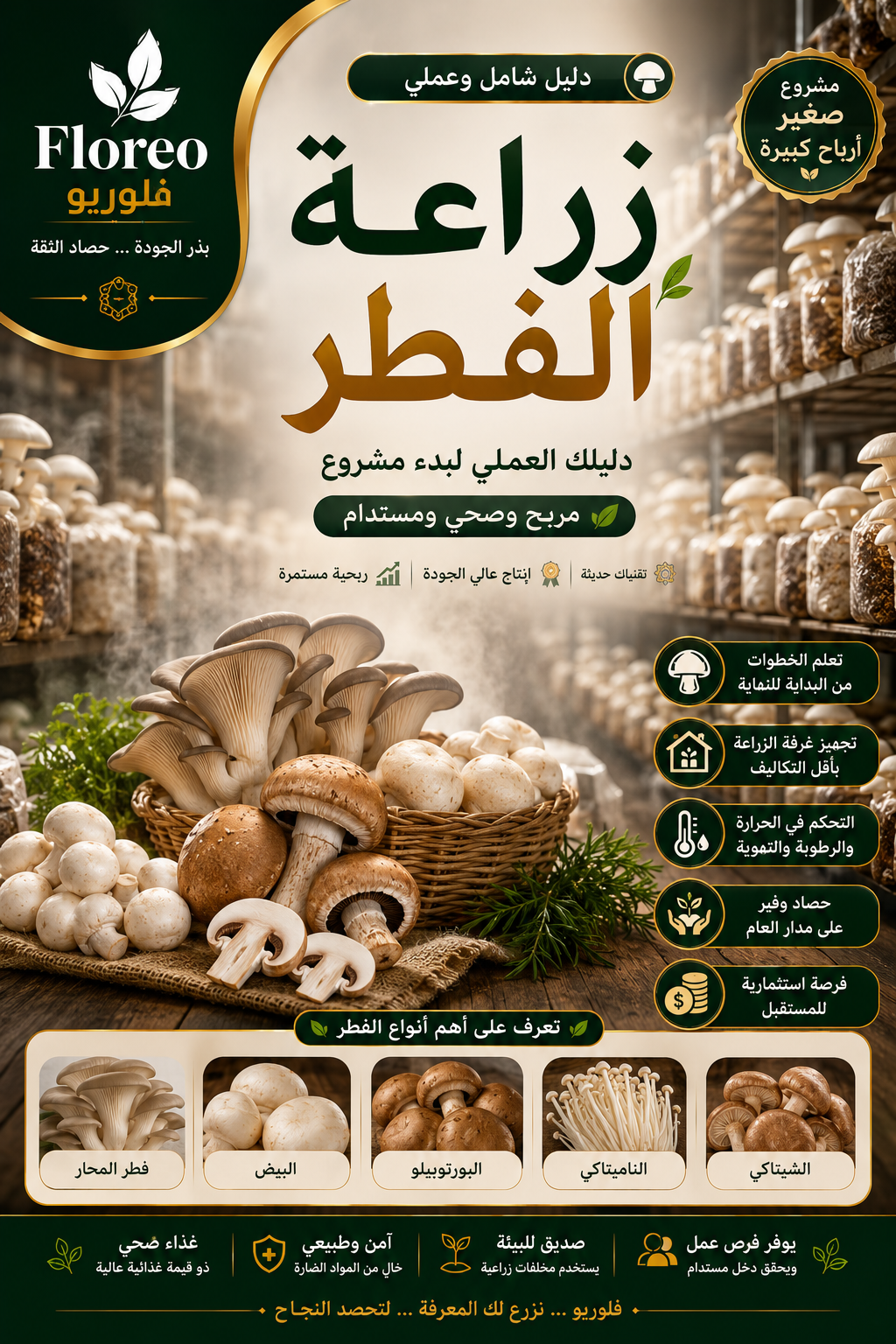 كتاب زراعة الفطر _فلوريو_ floreo.cc