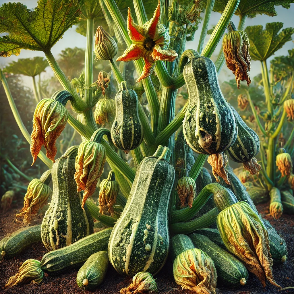 ذبول ثمار الكوسا الأسباب والحلول