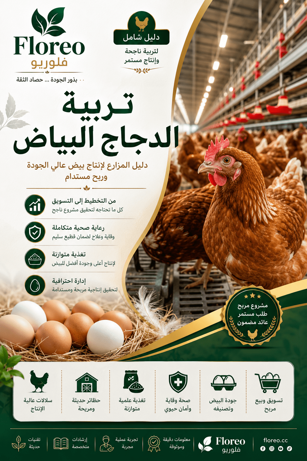 كتاب تربية الدجاج البياض