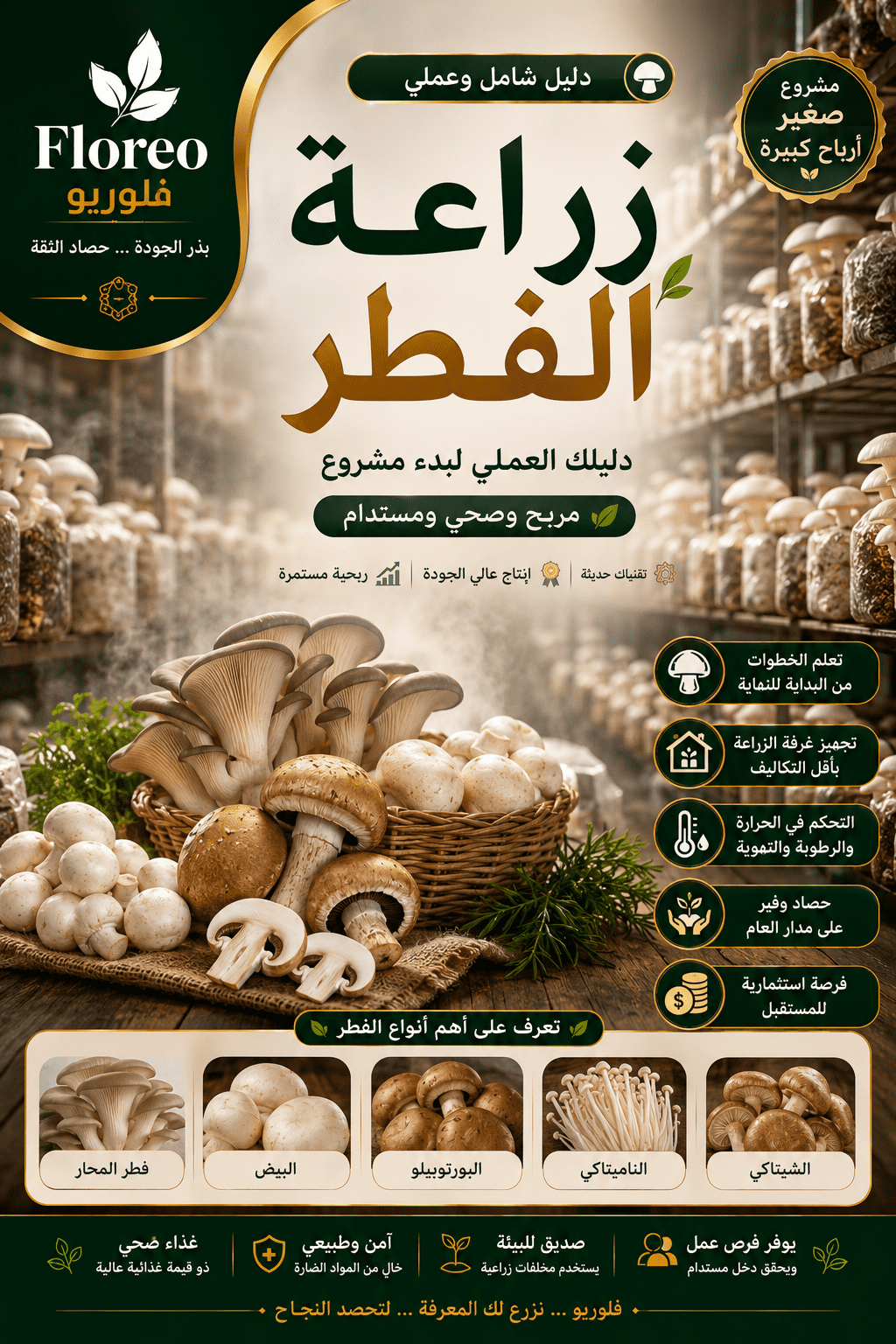 كتاب زراعة الفطر _فلوريو_ floreo.cc