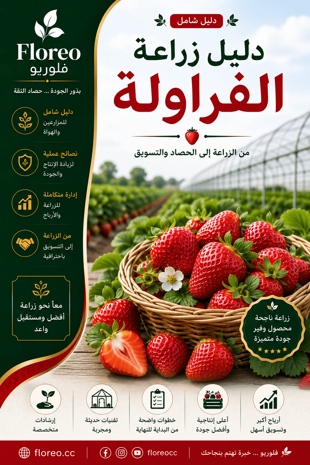 كتيب دليل زراعة الفراولة
